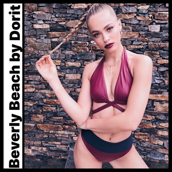 NWT Beverly Beach Kyle Cranberry Bottoms - Picture 5 of 11